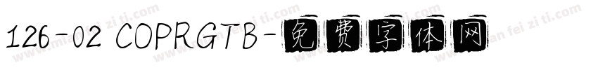 126-02 COPRGTB字体转换